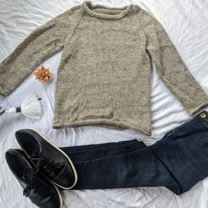 Wool multi colored sweater